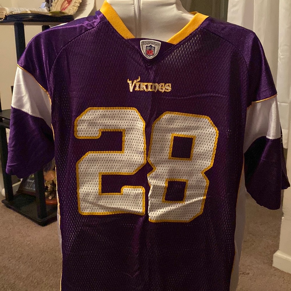 NFL X Minnesota Vikings Adrian Peterson 28 NFL Jersey - Youth XL🏈🔥